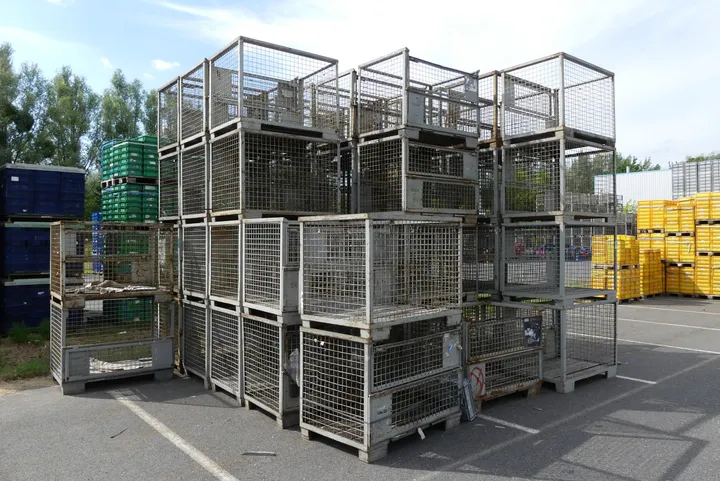 Konvolut Gitterboxen (ca. 55 Stück)